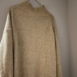 Beige knit sweater